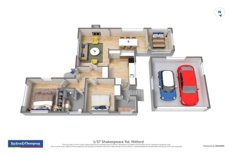 Photo of property in 2/37 Shakespeare Road, Milford, Auckland, 0620