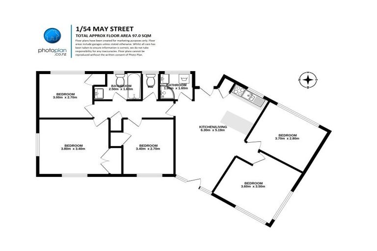 Photo of property in 1/54 May Street, Hamilton East, Hamilton, 3216