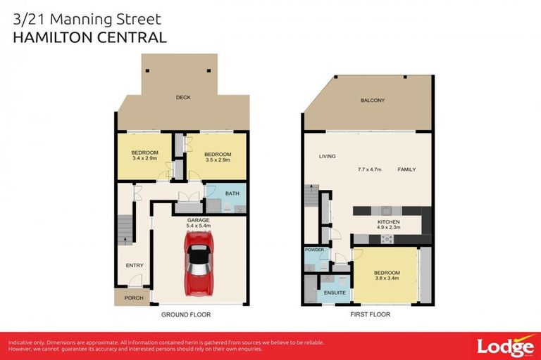 Photo of property in 3/21 Manning Street, Hamilton Central, Hamilton, 3204