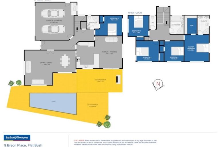 Photo of property in 9 Breon Place, Flat Bush, Auckland, 2016