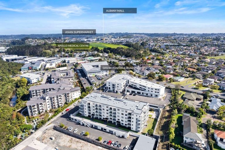 Photo of property in Apollo Apartments, 10/46g Rosedale Road, Rosedale, Auckland, 0632
