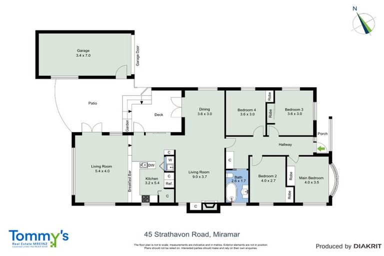 Photo of property in 45 Strathavon Road, Miramar, Wellington, 6022