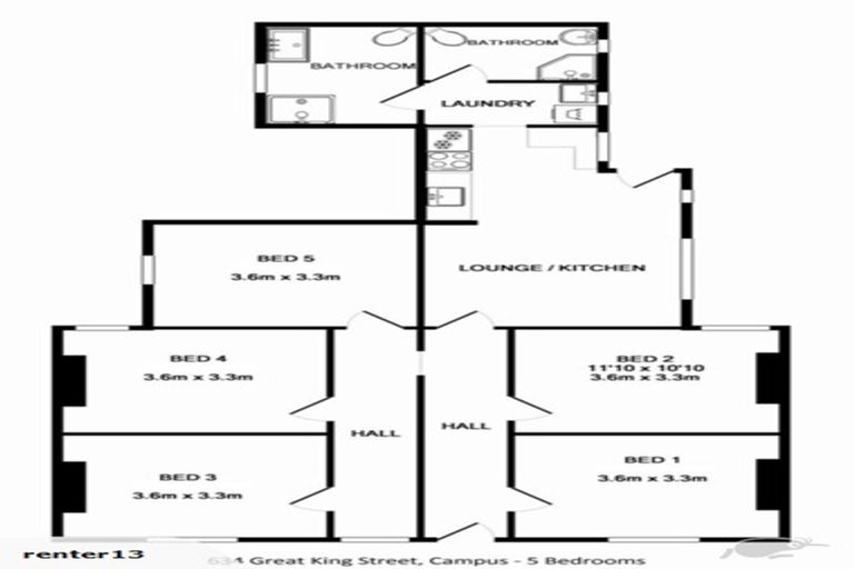 Photo of property in 634 Great King Street, North Dunedin, Dunedin, 9016