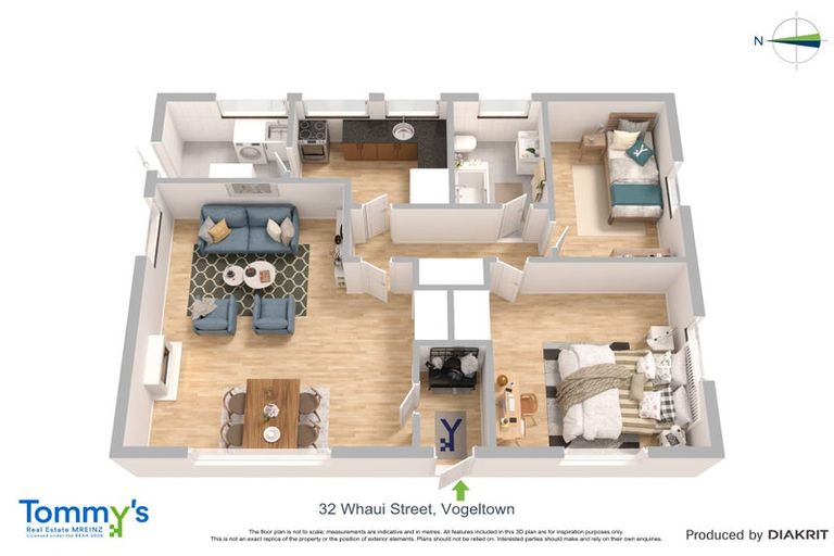 Photo of property in 32 Whaui Street, Vogeltown, Wellington, 6021