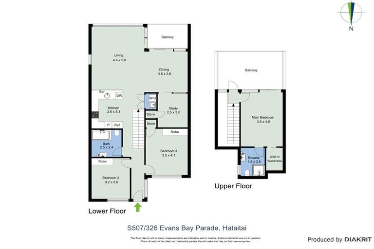Photo of property in Patent 326 Apartments, 507s/326 Evans Bay Parade, Hataitai, Wellington, 6021