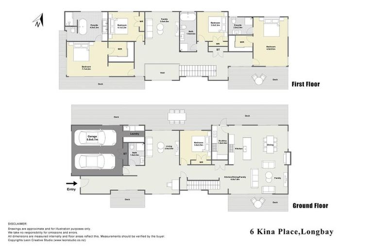 Photo of property in 6 Kina Place, Long Bay, Auckland, 0630