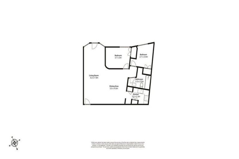 Photo of property in Columbia Apartments, 8/32 Cuba Street, Te Aro, Wellington, 6011