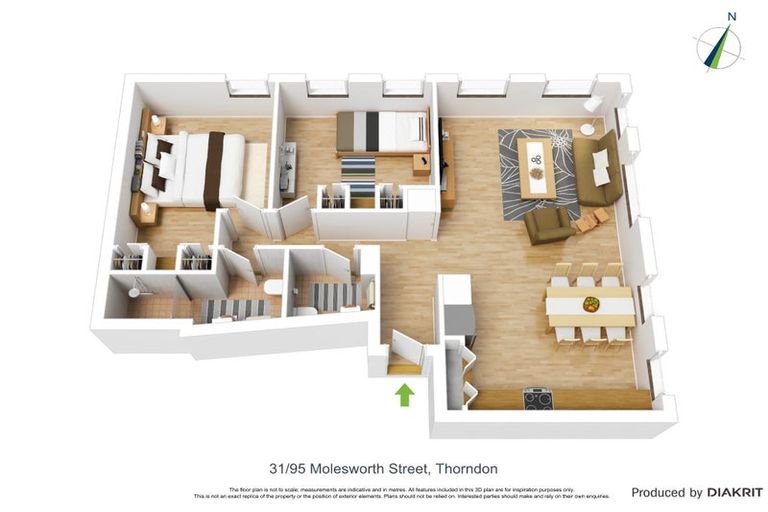 Photo of property in 31/95 Molesworth Street, Thorndon, Wellington, 6011