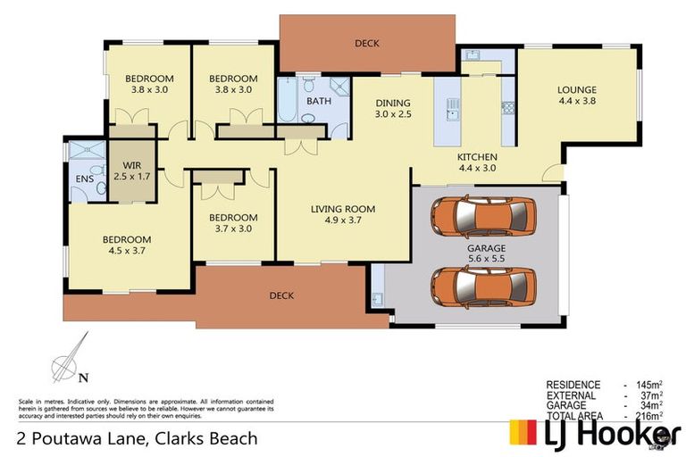 Photo of property in 2 Poutawa Lane, Clarks Beach, 2122