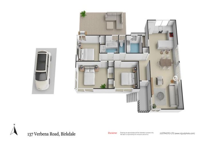 Photo of property in 137 Verbena Road, Birkdale, Auckland, 0626