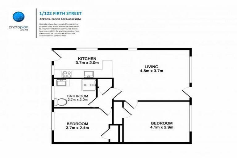 Photo of property in 3/122 Firth Street, Hamilton East, Hamilton, 3216