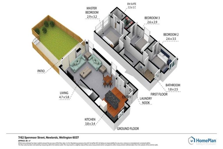 Photo of property in 7/62 Spenmoor Street, Newlands, Wellington, 6037