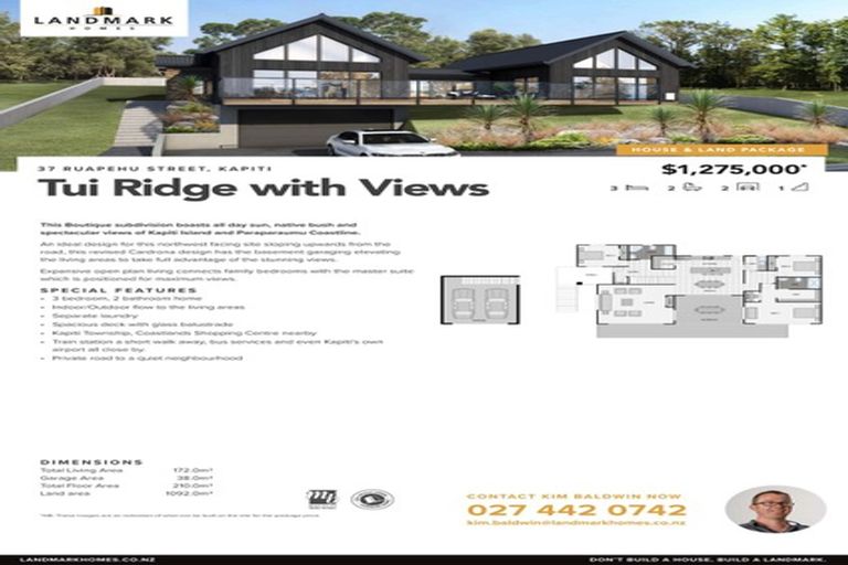 Photo of property in 37 Ruapehu Street, Paraparaumu, 5032