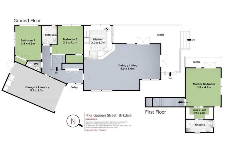 Photo of property in 47a Gatman Street, Birkdale, Auckland, 0626