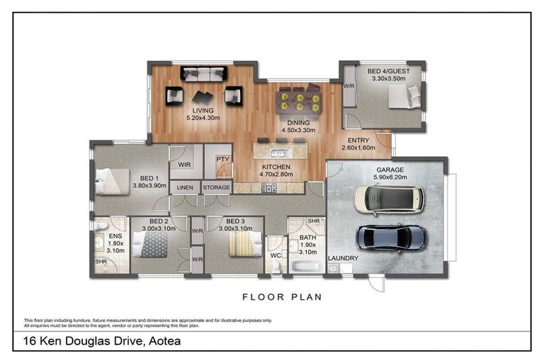 Photo of property in 16 Ken Douglas Drive, Aotea, Porirua, 5024