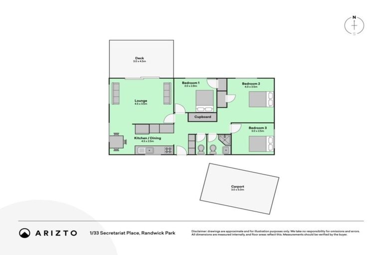 Photo of property in 1/33 Secretariat Place, Randwick Park, Auckland, 2105