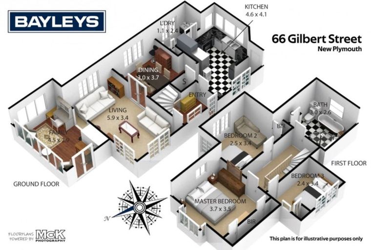 Photo of property in 66 Gilbert Street, New Plymouth, 4310