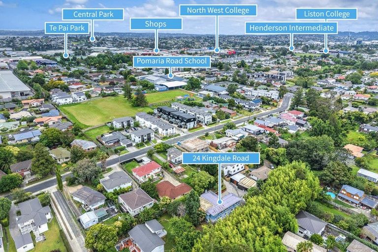 Photo of property in 24 Kingdale Road, Henderson, Auckland, 0610