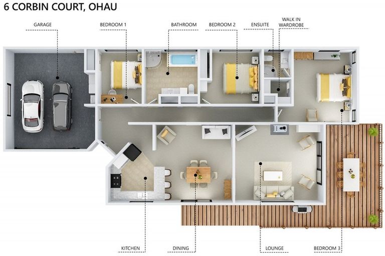 Photo of property in 6 Corbin Court, Ohau, Levin, 5570