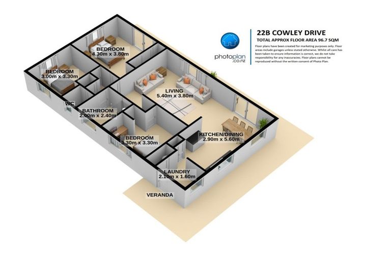 Photo of property in 22b Cowley Drive, Temple View, Hamilton, 3218