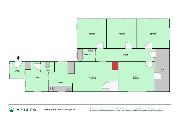 Photo of property in 16 Bignell Street, Gonville, Whanganui, 4501