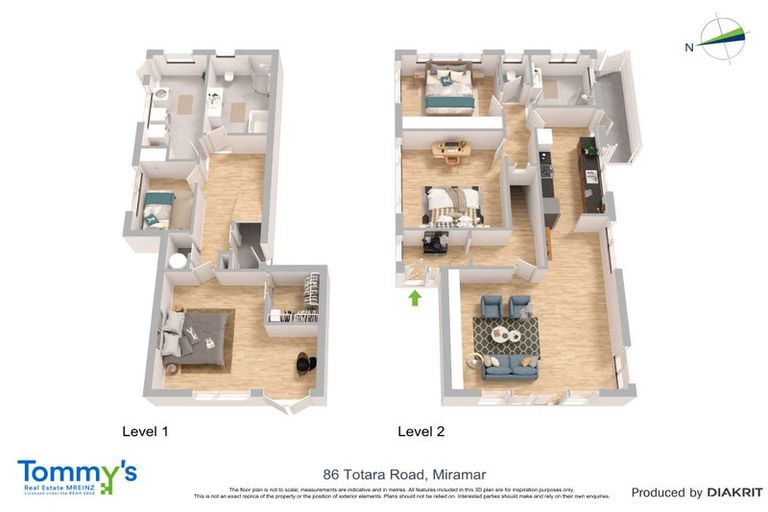 Photo of property in 86 Totara Road, Miramar, Wellington, 6022