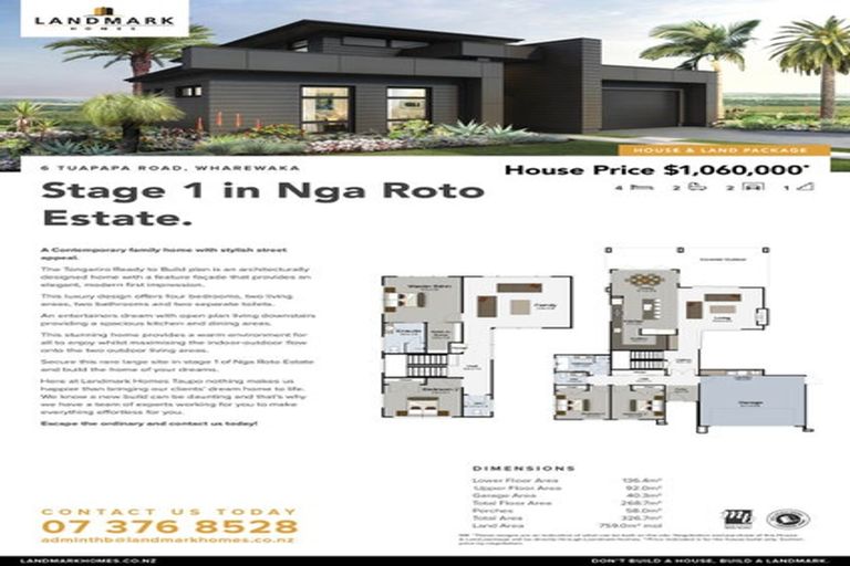 Photo of property in 6 Tuapapa Road, Wharewaka, Taupo, 3330