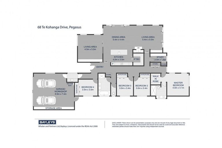 Photo of property in 68 Te Kohanga Drive, Pegasus, 7612