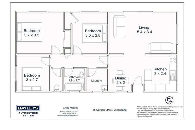 Photo of property in 35 Carson Street, Castlecliff, Whanganui, 4501