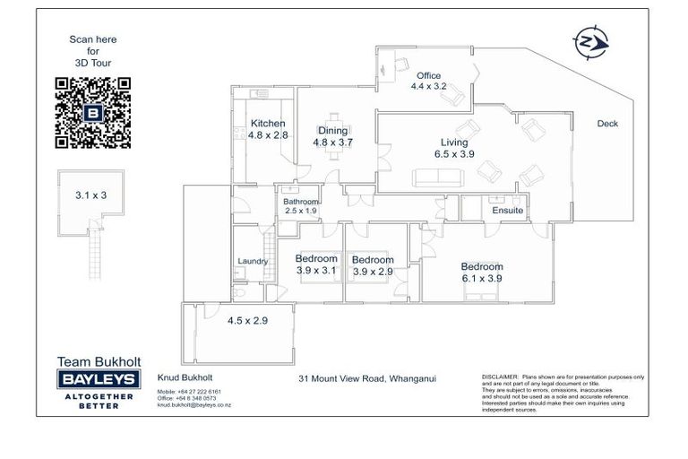 Photo of property in 31 Mount View Road, Bastia Hill, Whanganui, 4500