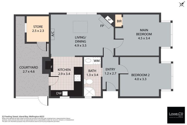 Photo of property in 32 Freeling Street, Island Bay, Wellington, 6023