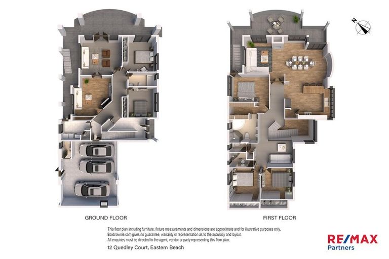 Photo of property in 12 Quedley Court, Eastern Beach, Auckland, 2012