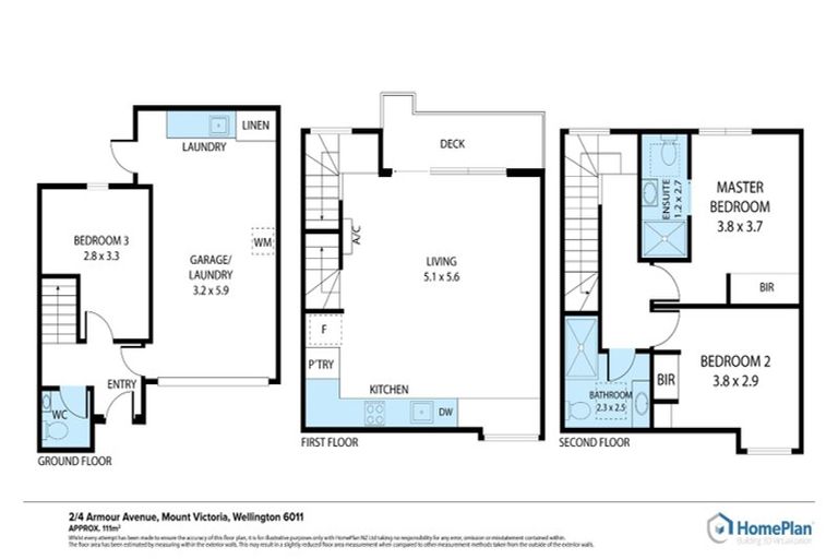 Photo of property in 4b Armour Avenue, Mount Victoria, Wellington, 6011