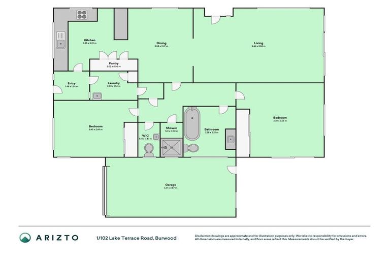 Photo of property in 1/102 Lake Terrace Road, Burwood, Christchurch, 8061
