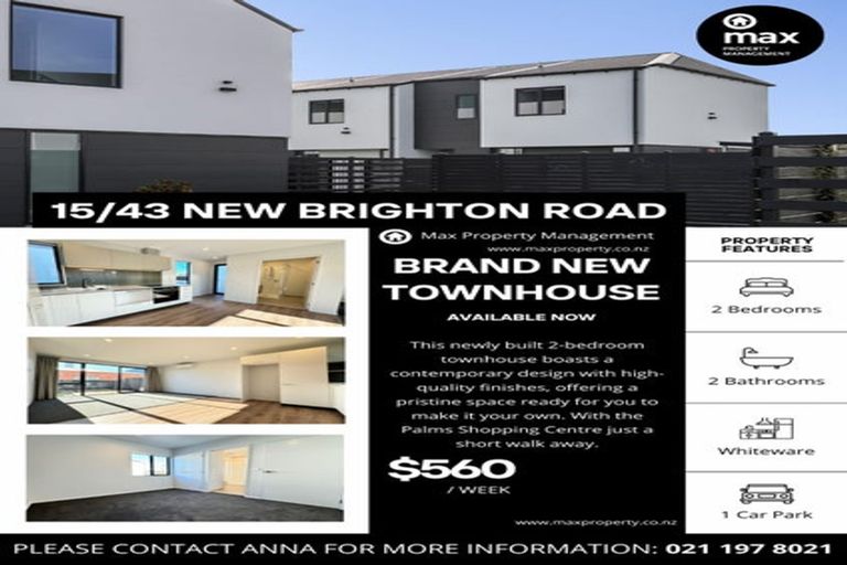 Photo of property in 15/43 New Brighton Road, Shirley, Christchurch, 8061