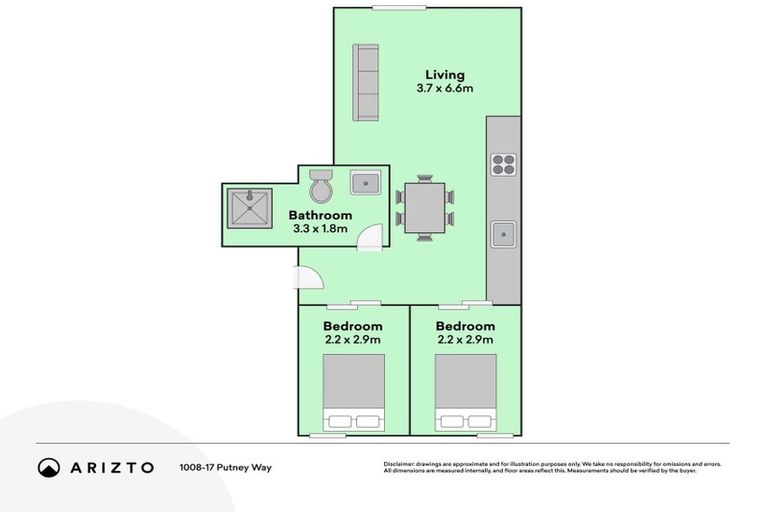 Photo of property in Twin Towers, 1008/17 Putney Way, Manukau, Auckland, 2104