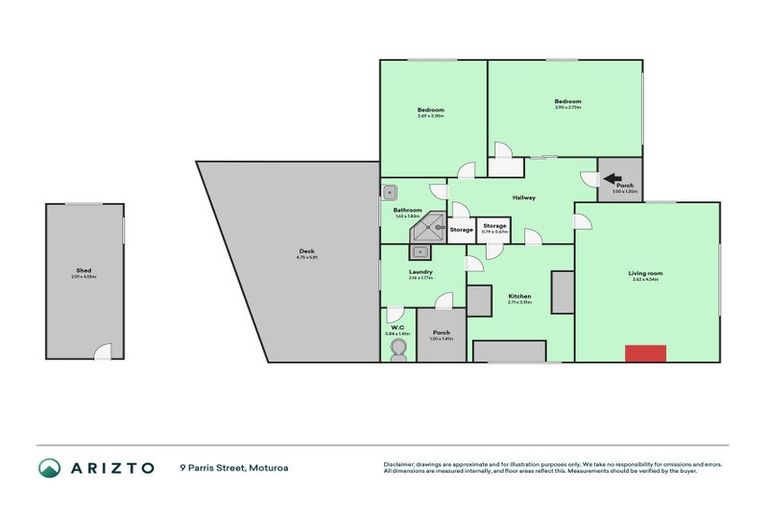 Photo of property in 9 Parris Street, Moturoa, New Plymouth, 4310