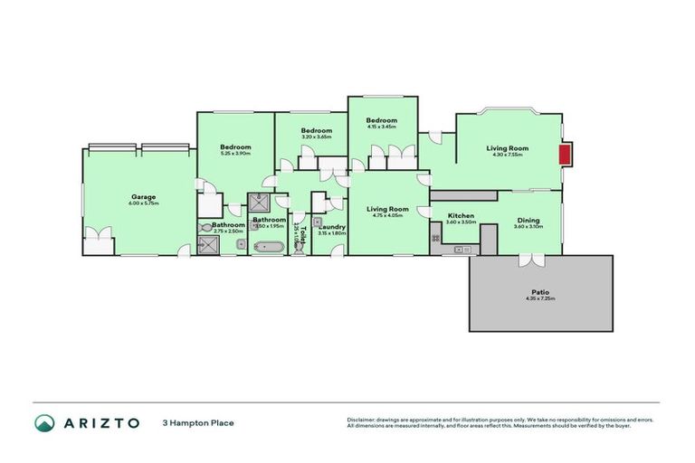 Photo of property in 3 Hampton Place, Springvale, Whanganui, 4501