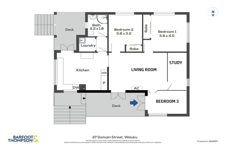 Photo of property in 27 Domain Street, Waiuku, 2123