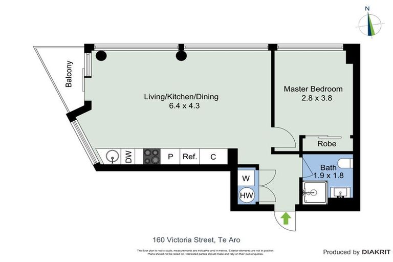 Photo of property in Pinnacle Apartments, E906/160 Victoria Street, Te Aro, Wellington, 6011