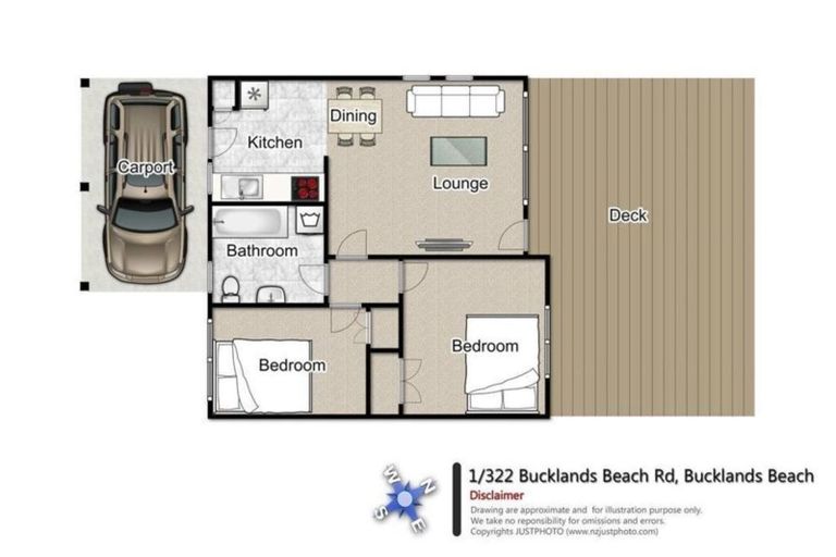 Photo of property in 1/322 Bucklands Beach Road, Bucklands Beach, Auckland, 2012