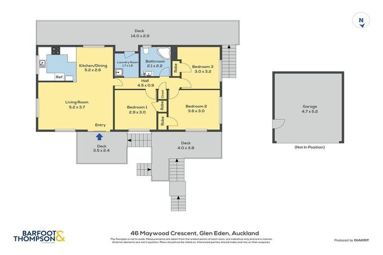 Photo of property in 46 Maywood Crescent, Glen Eden, Auckland, 0602