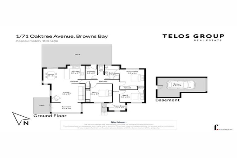 Photo of property in 1/71 Oaktree Avenue, Browns Bay, Auckland, 0630