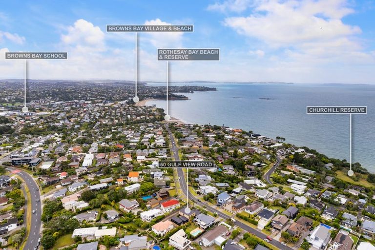 Photo of property in 50 Gulf View Road, Murrays Bay, Auckland, 0630