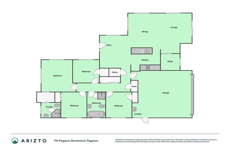 Photo of property in 114 Pegasus Boulevard, Pegasus, 7612