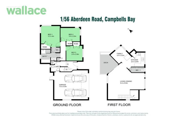 Photo of property in 1/56 Aberdeen Road, Campbells Bay, Auckland, 0620