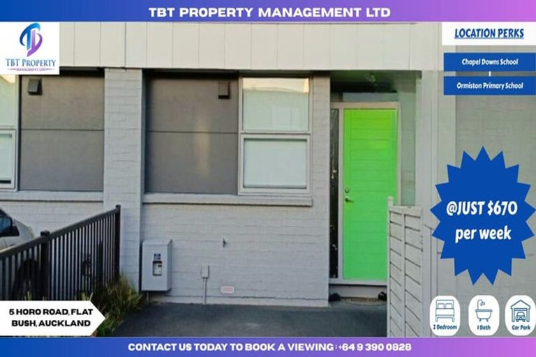 Photo of property in 5 Horo Road, Flat Bush, Auckland, 2019