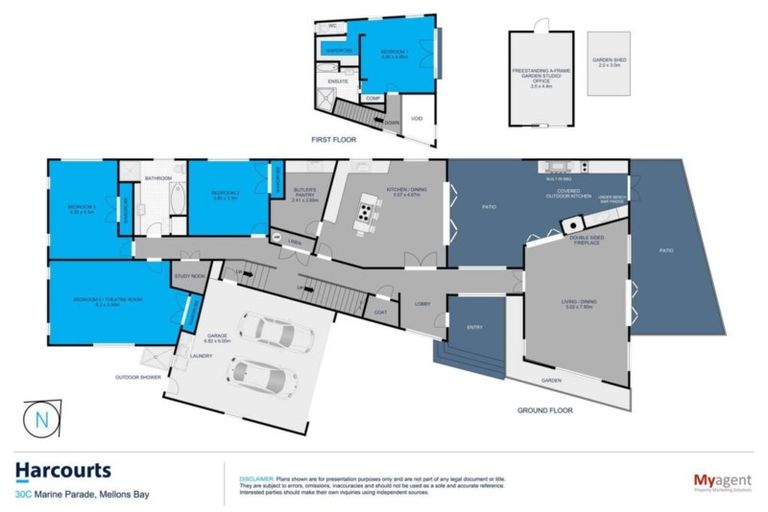 Photo of property in 30c Marine Parade, Mellons Bay, Auckland, 2014