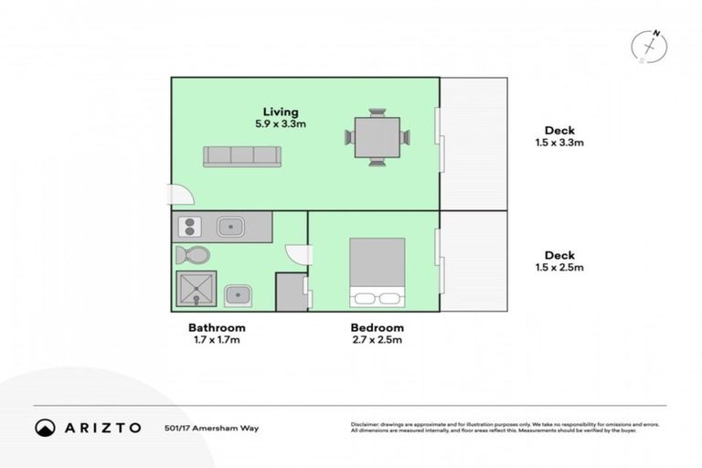 Photo of property in Proximity Apartments, 501/17 Osterley Way, Manukau, Auckland, 2104