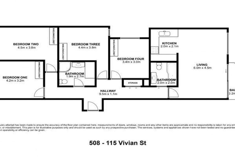 Photo of property in City Lodge, 508/115 Vivian Street, Te Aro, Wellington, 6011